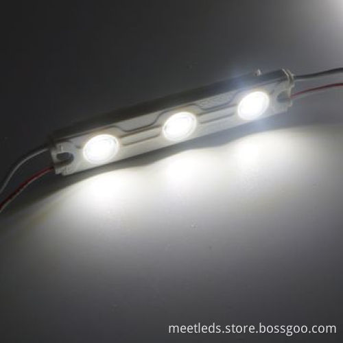3pcs SMD5730 12V DC Waterproof IP65 Rectangle LED Injection Module Lights with 3-year Warranty